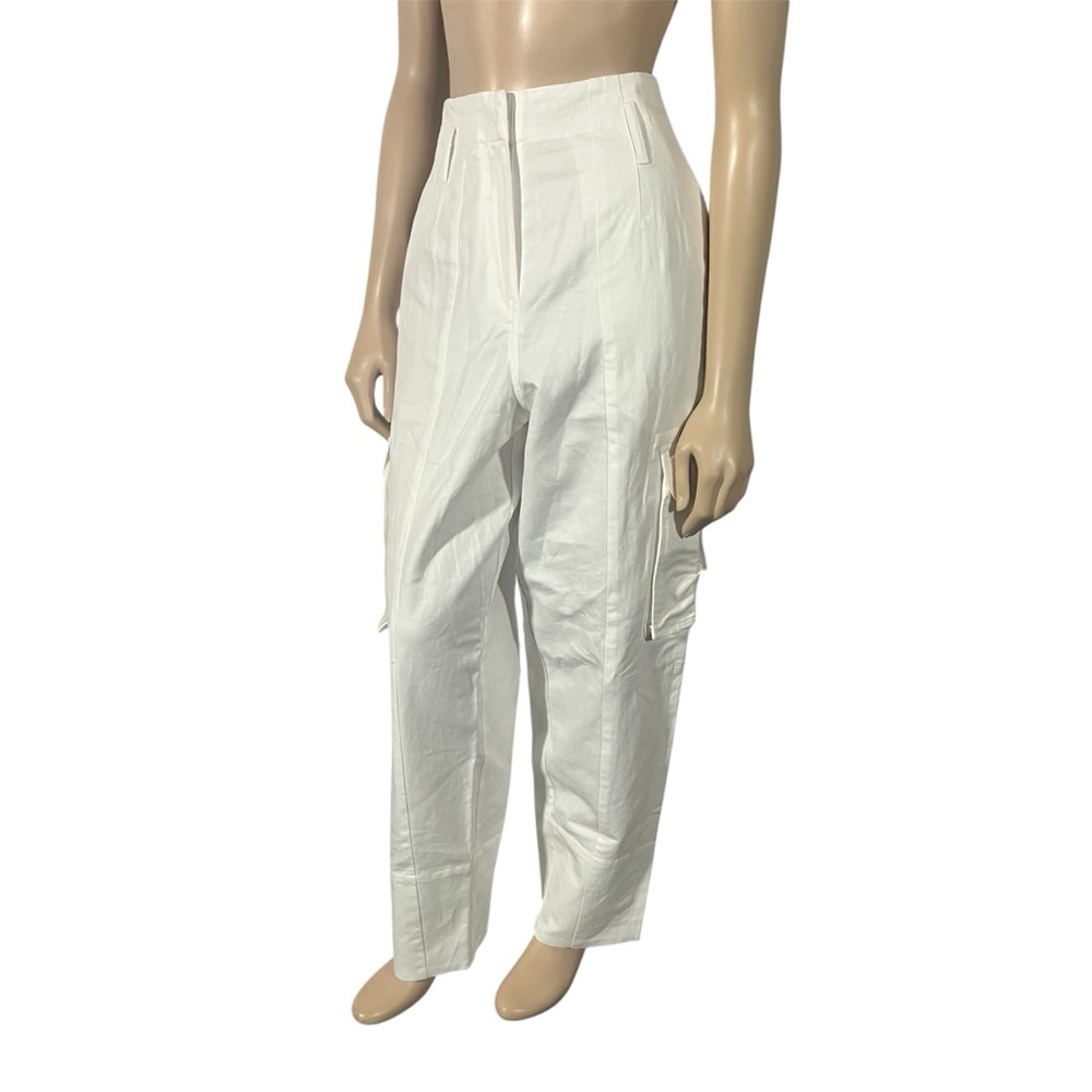 NWT IRO Thais Women's White Cargo trousers Pants - Picture 7 of 12